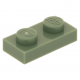 LEGO lapos elem 1x2, homokzöld (3023)